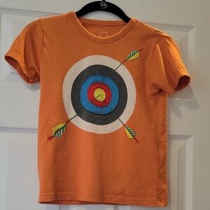 Boden Orange Bullseye Graphic Kids T-Shirt